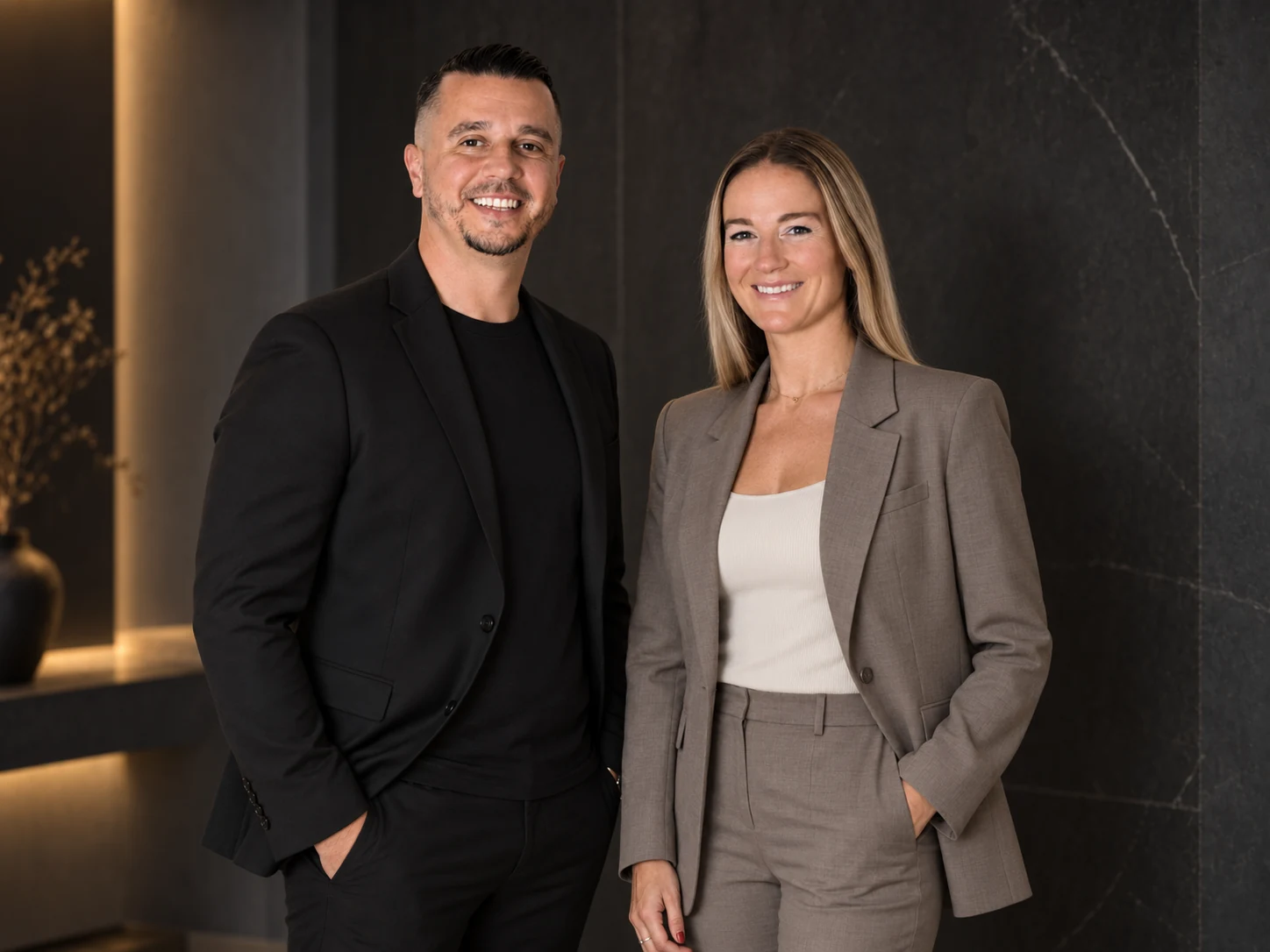 Cem De Meyer en Elke Wauters, oprichters van VALYRO
